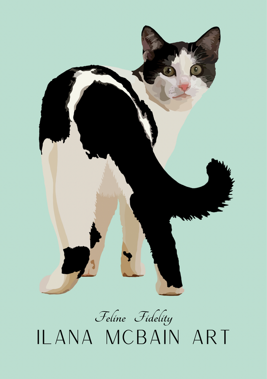 Feline Fidelity - Digital Download - Poster - Green