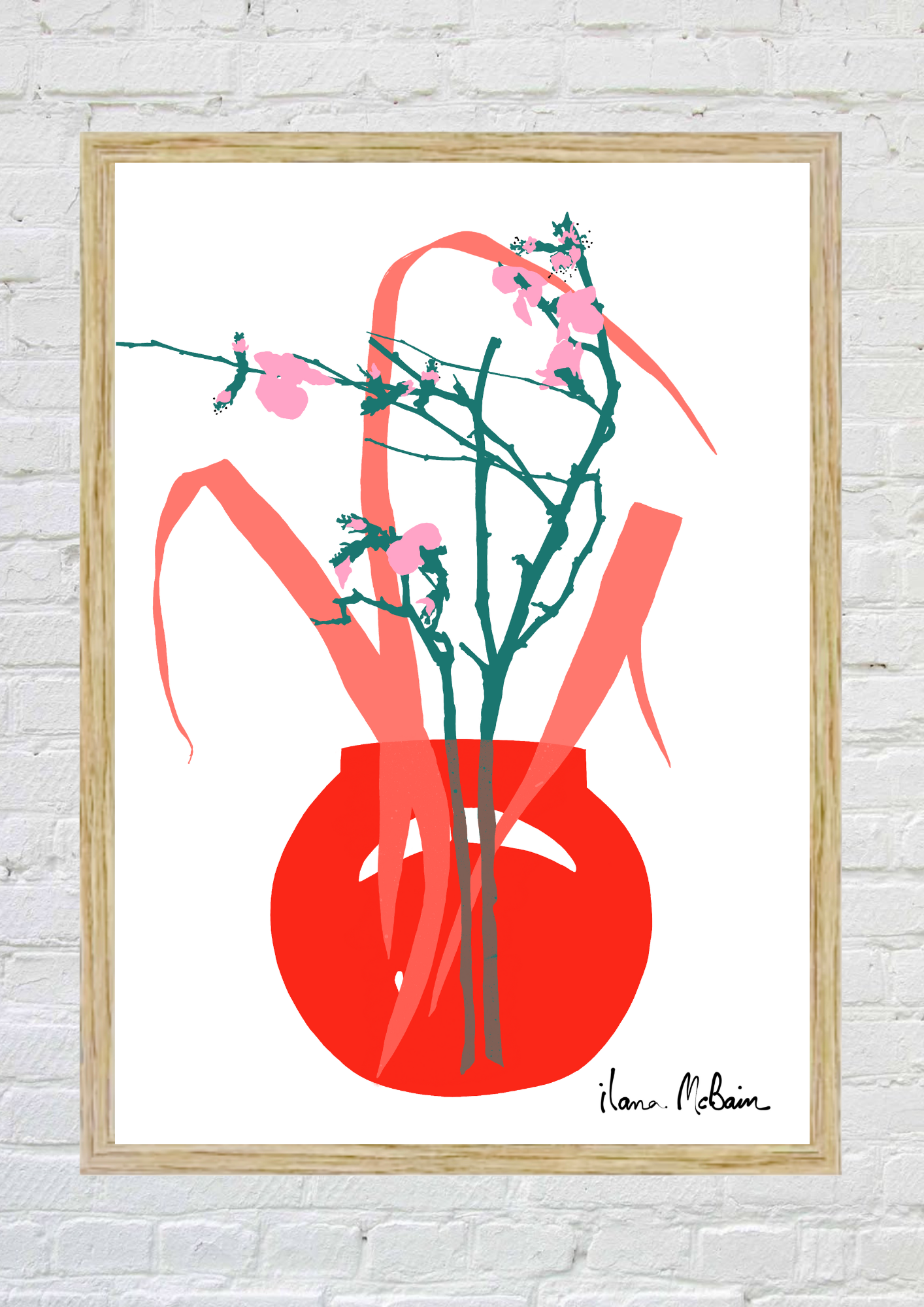 The Language of Flowers - Floral Arraingment - Art Print