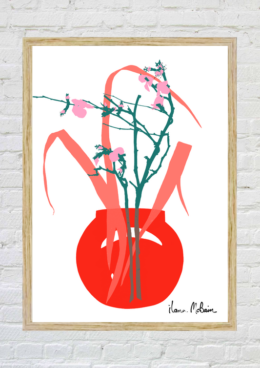 The Language of Flowers - Floral Arraingment - Art Print