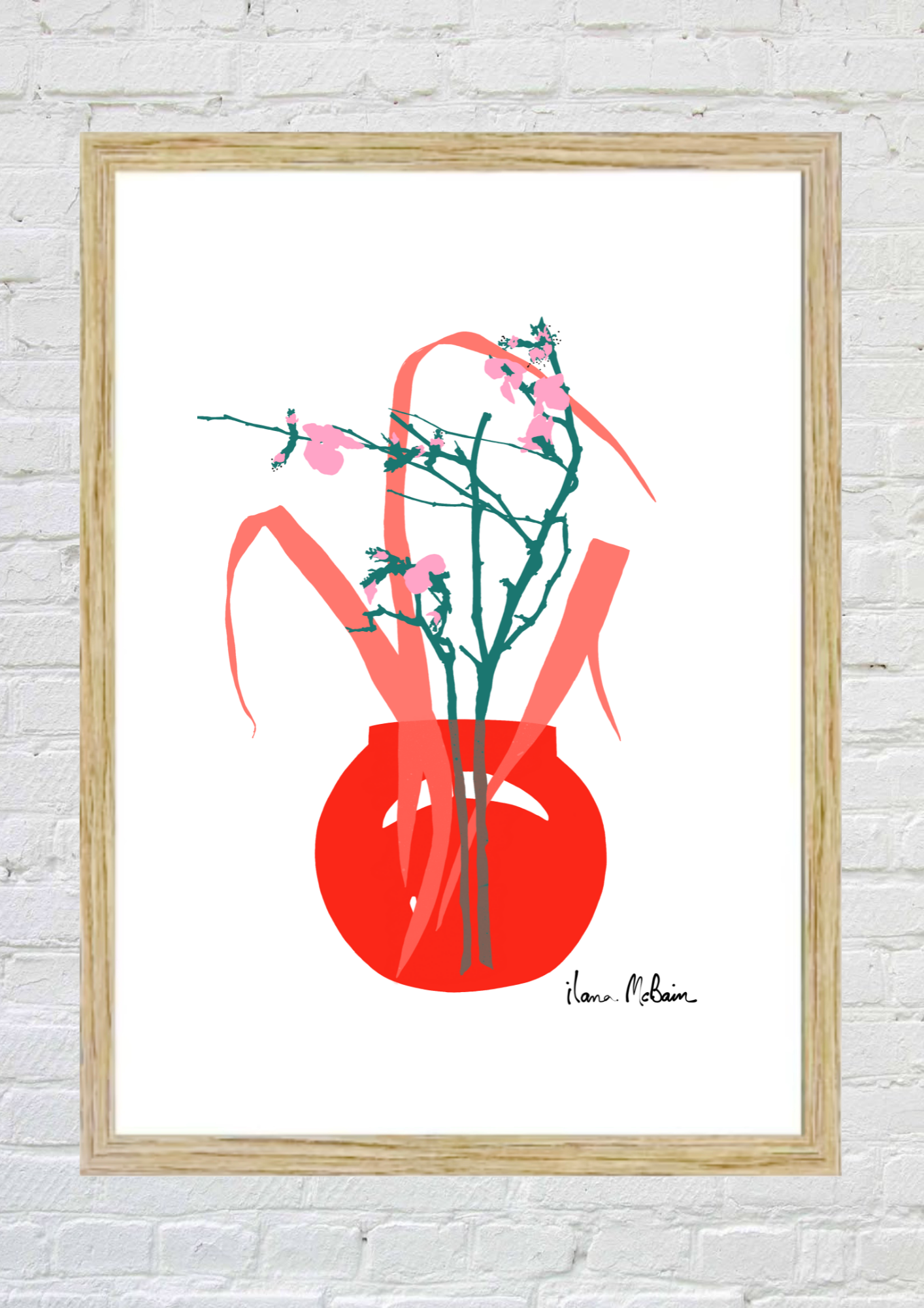 The Language of Flowers - Floral Arraingment - Art Print