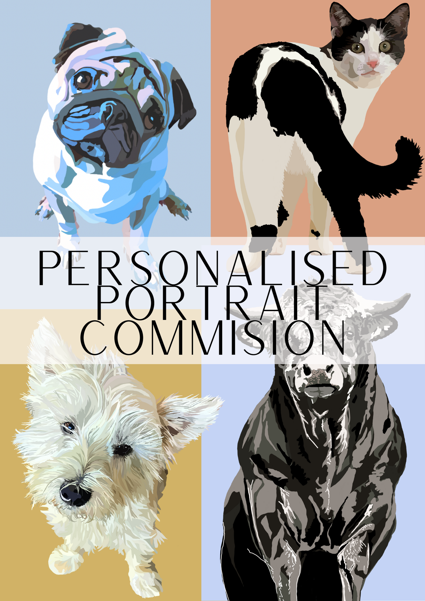 Personalised Portraits Of Pets